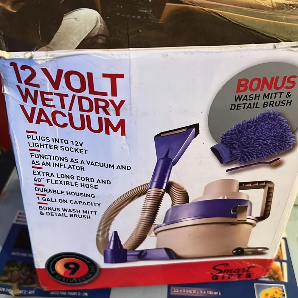 12 VOLT WET/DRY VACUUM, NEW IN BOX , UNUSED ! - Picture 3 of 16